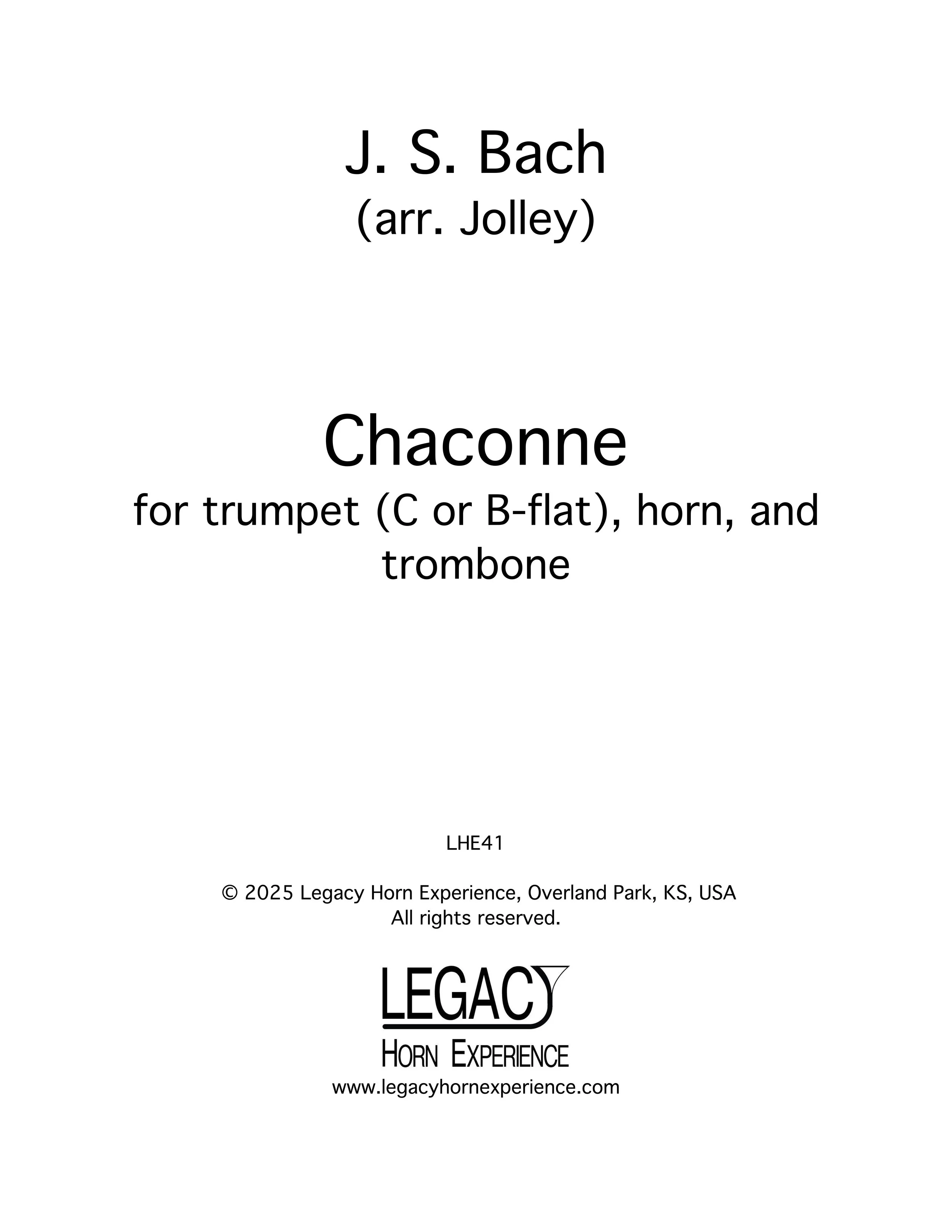 Chamber Music — Legacy Horn Experience Music Shop — Legacy Horn